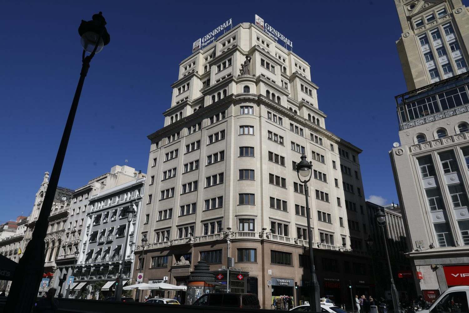 Edificio Generali en la calle Alcalá número 21 de Madrid