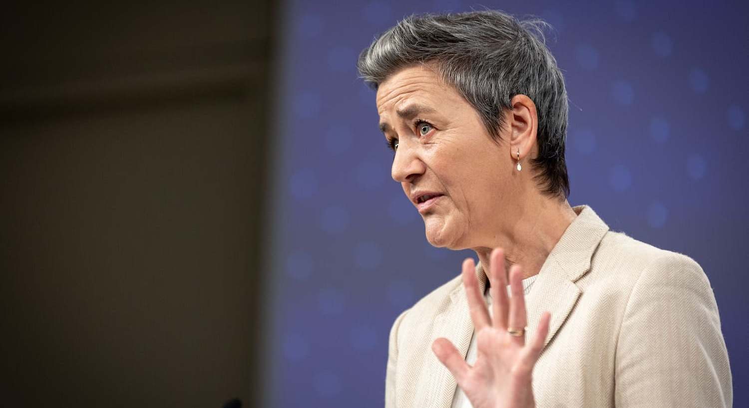 Margrethe Vestager, vicepresidenta de la Comisión Europea.