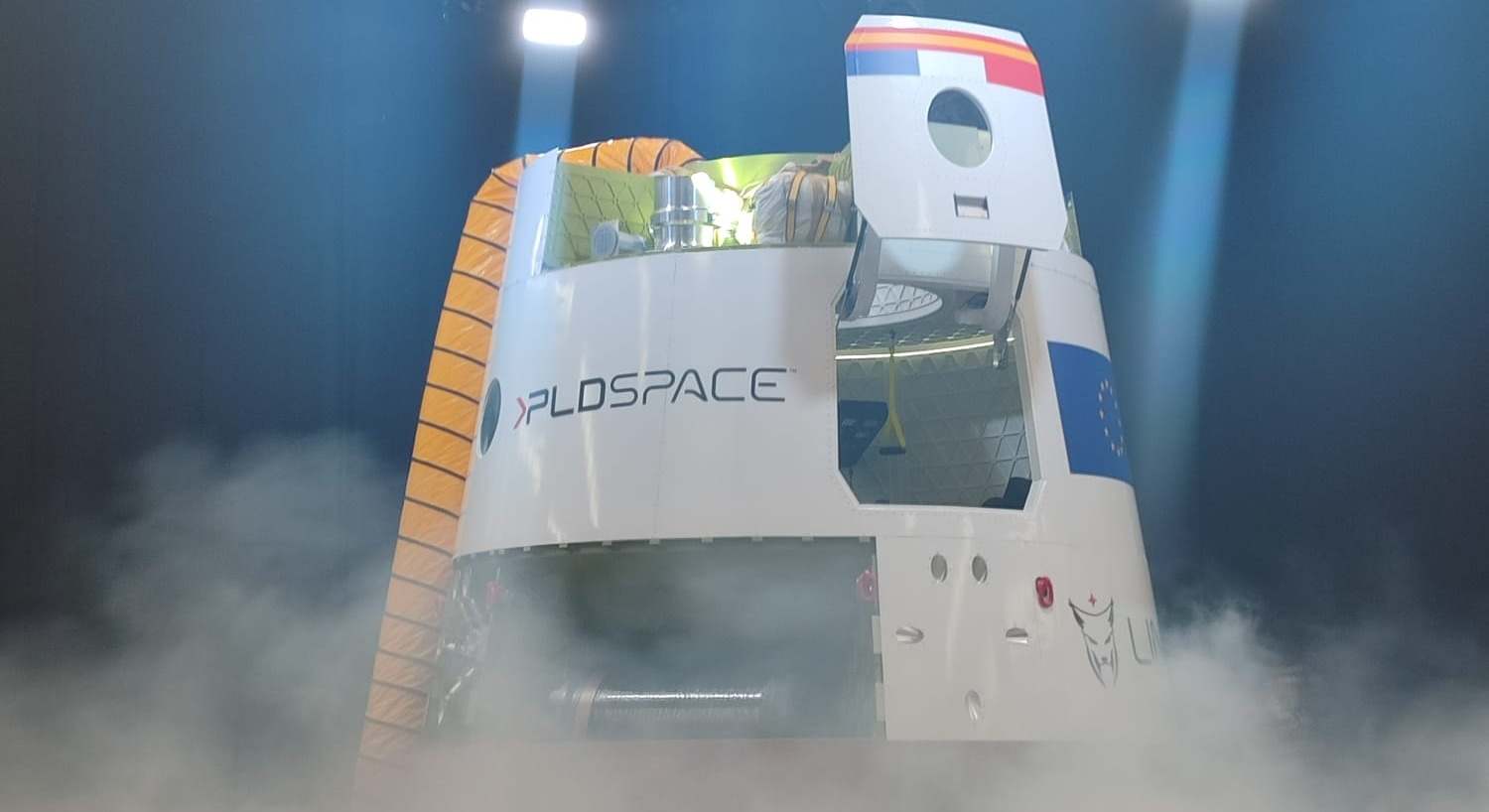 Prototipo de LINCE, la cápsula espacial prevista para tripulantes.