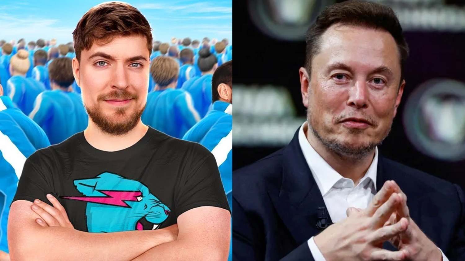 Musk y MrBeast