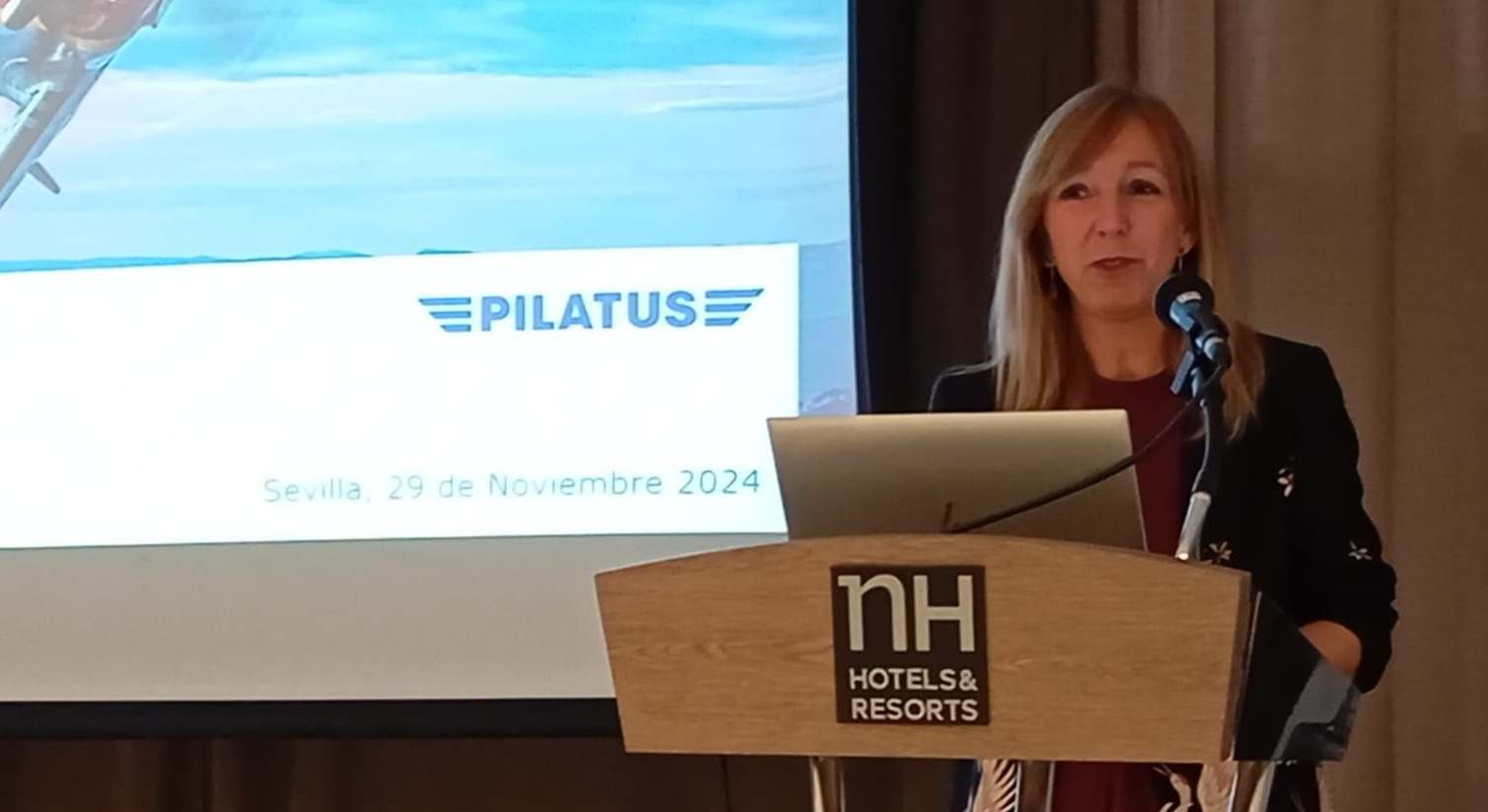 Victoria Vallecillos, directora de Pilatus Iberia.
