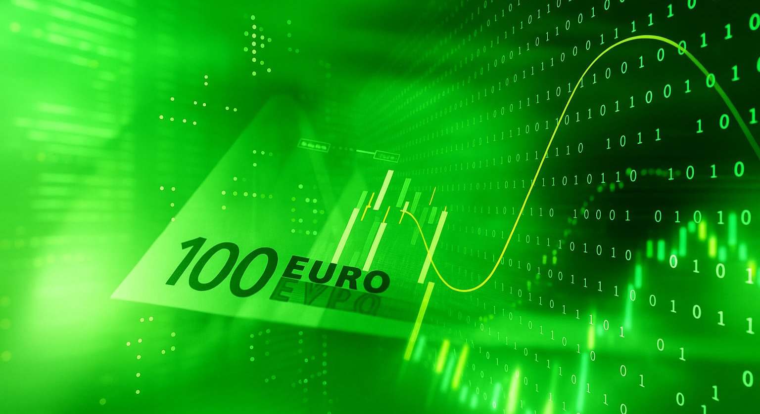Euro con filtro verde
