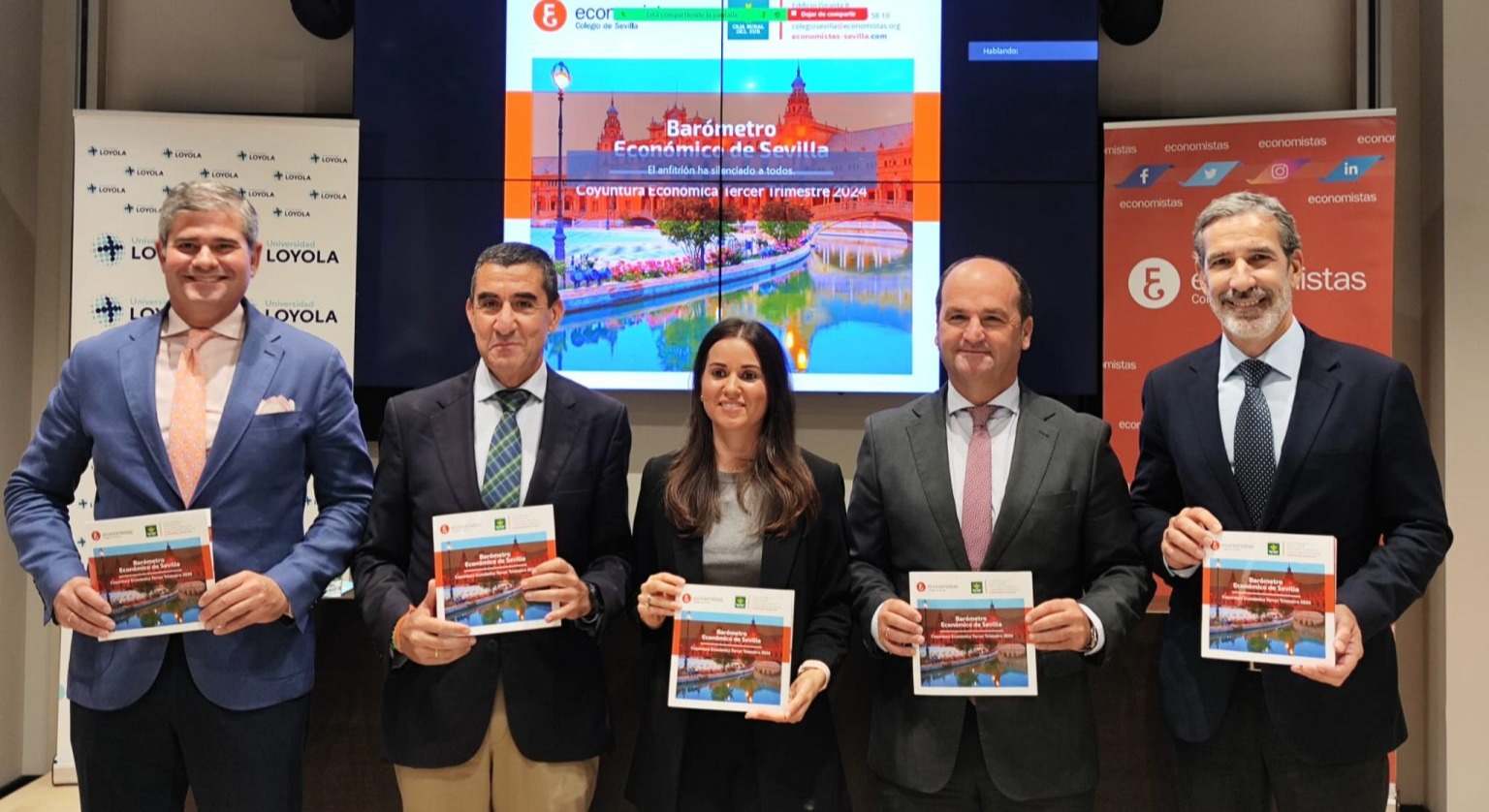 Presentación del Barómetro del Colegio de Economistas.