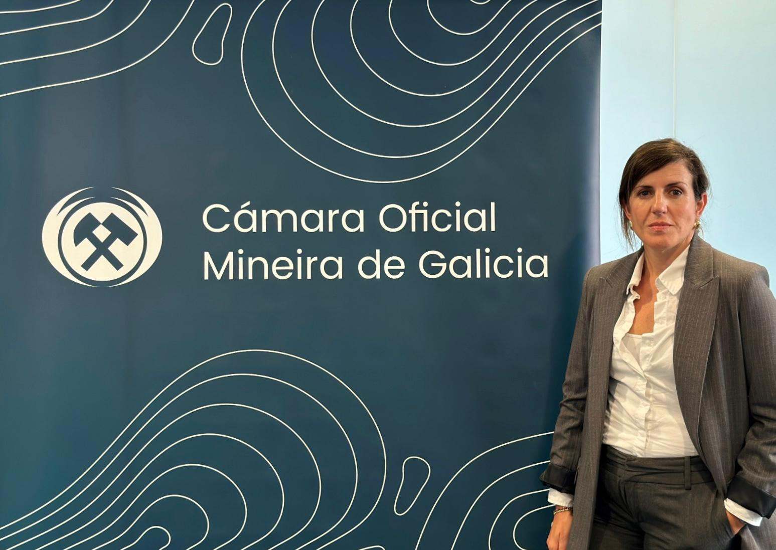 La nueva presidenta de la Cámara Oficial Mineira de Galicia, Cecilia Trancón.