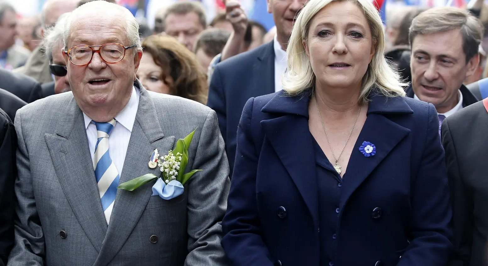 Marine Le Pen ya no tiene miedo la muerte de Jean Marie se lleva una historia familiar de odio y venganza