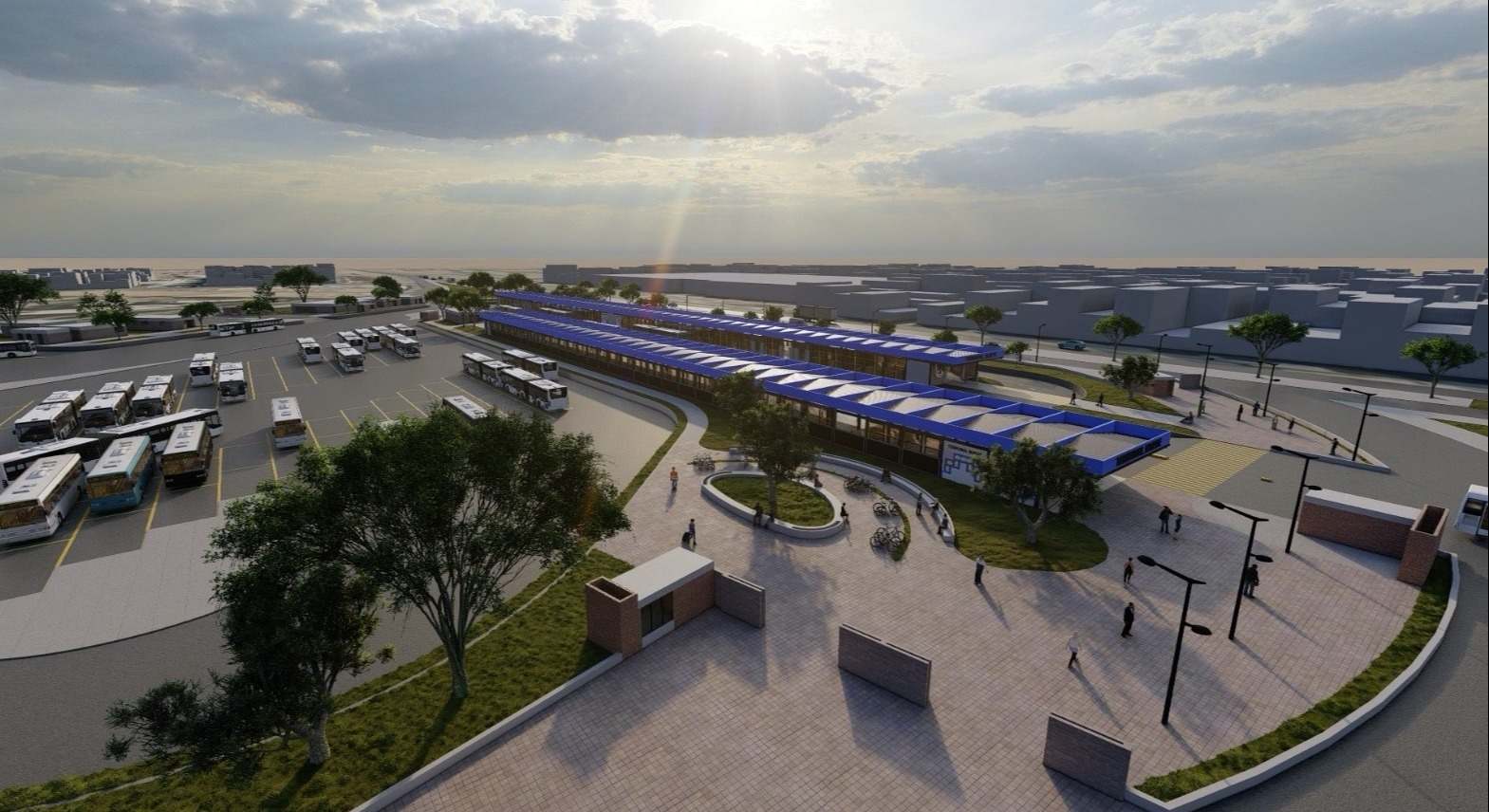 Nuevo corredor de autobuses en Trujillo, Perú