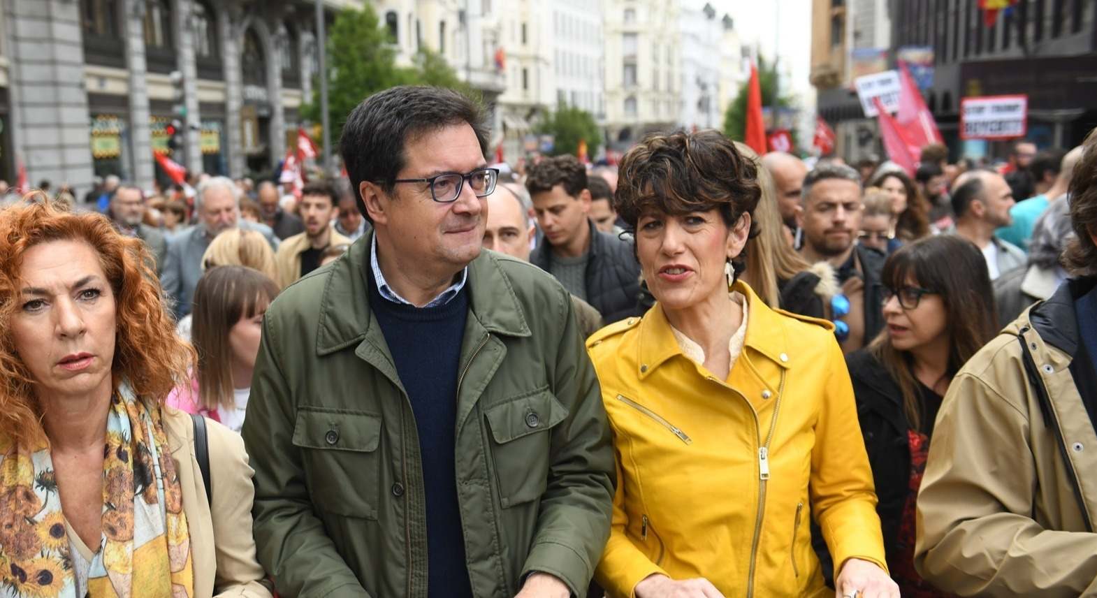 La ministra de Inclusión, Seguridad Social y Migraciones, Elma Saiz.