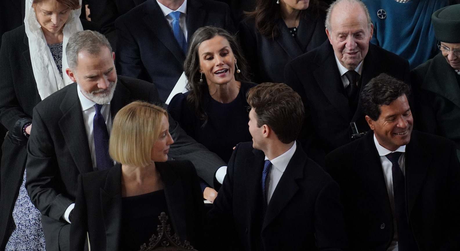 Felipe VI y Letizia funeral Constantino
