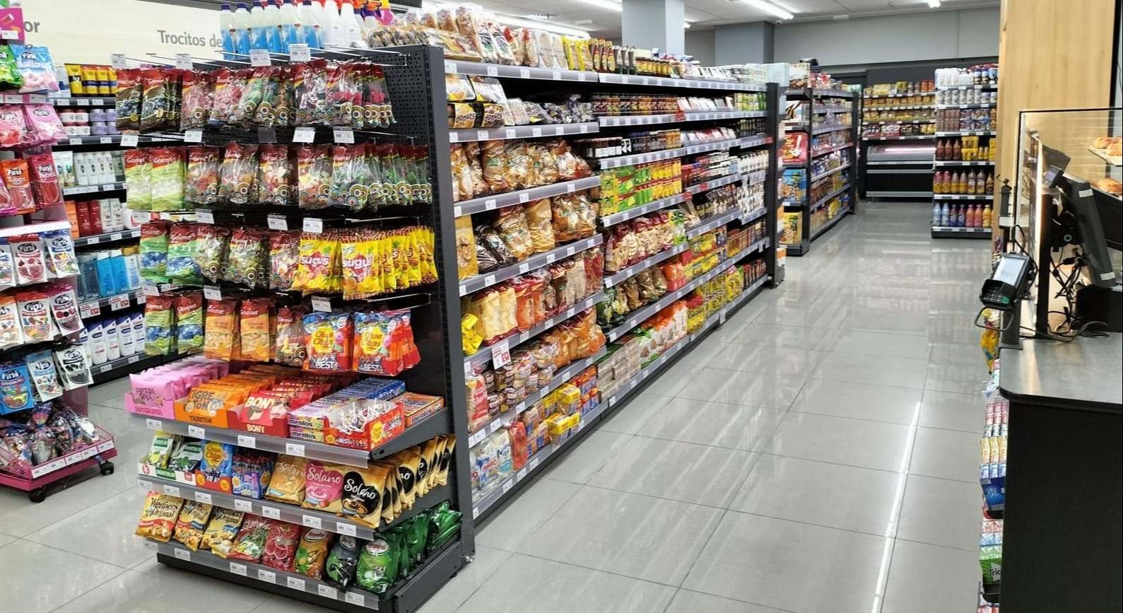Imagen de archivo de un supermercado.