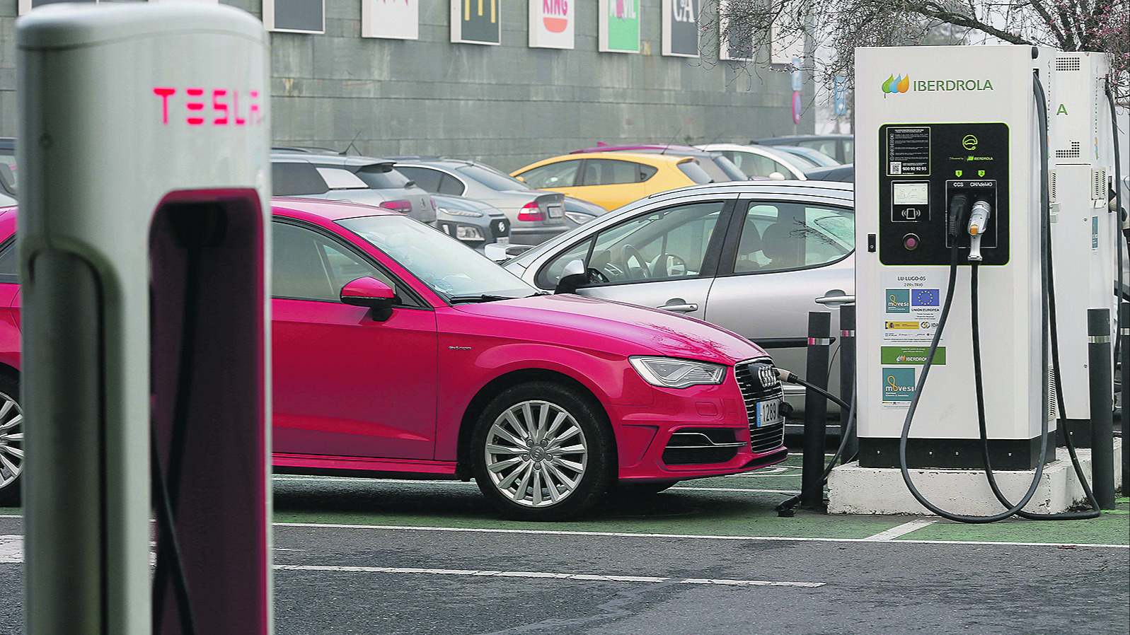Puntos de recarga de vehículos eléctricos