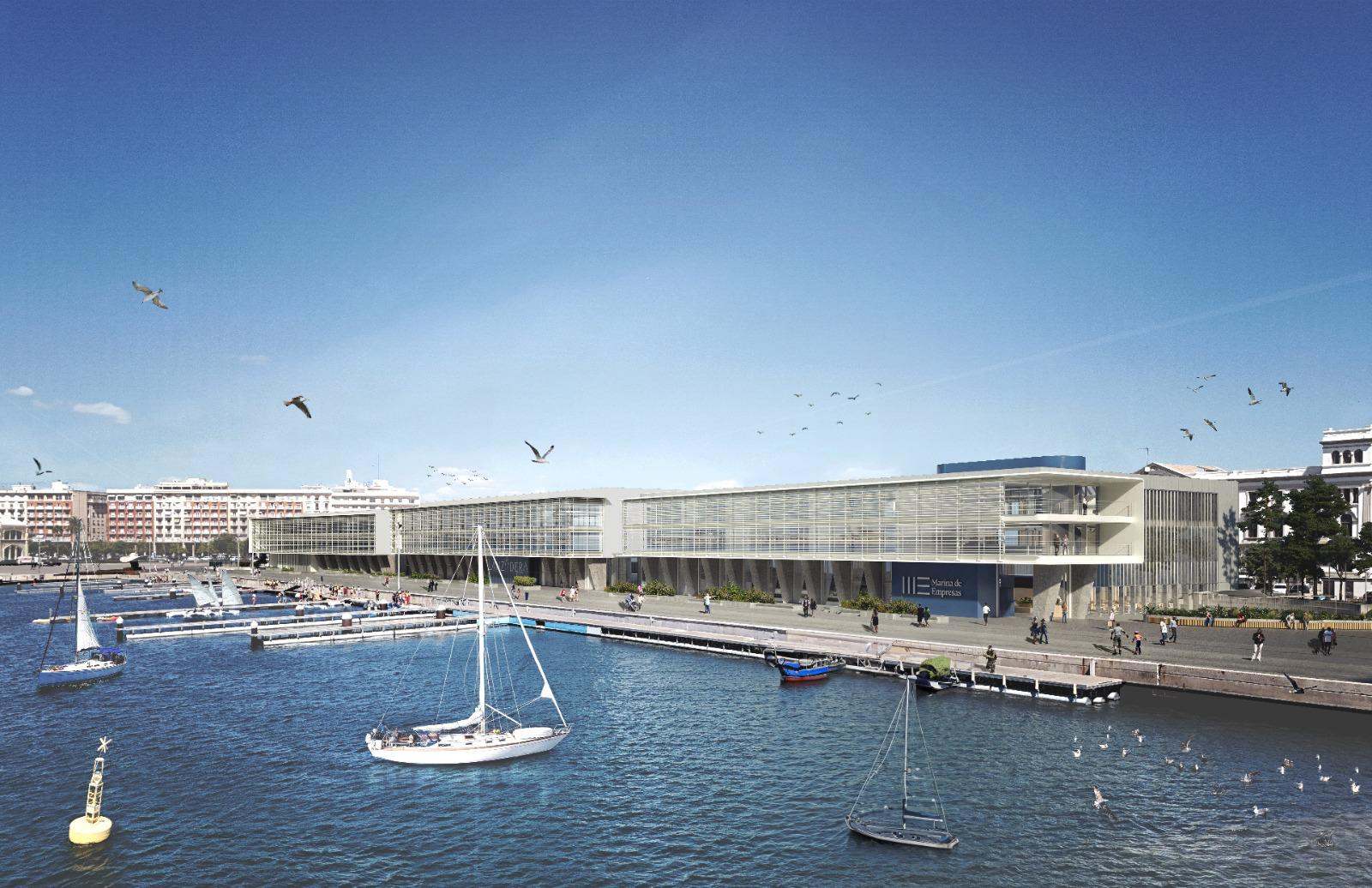 Futuras instalaciones de Marina de Empresas en el puerto de Valencia.