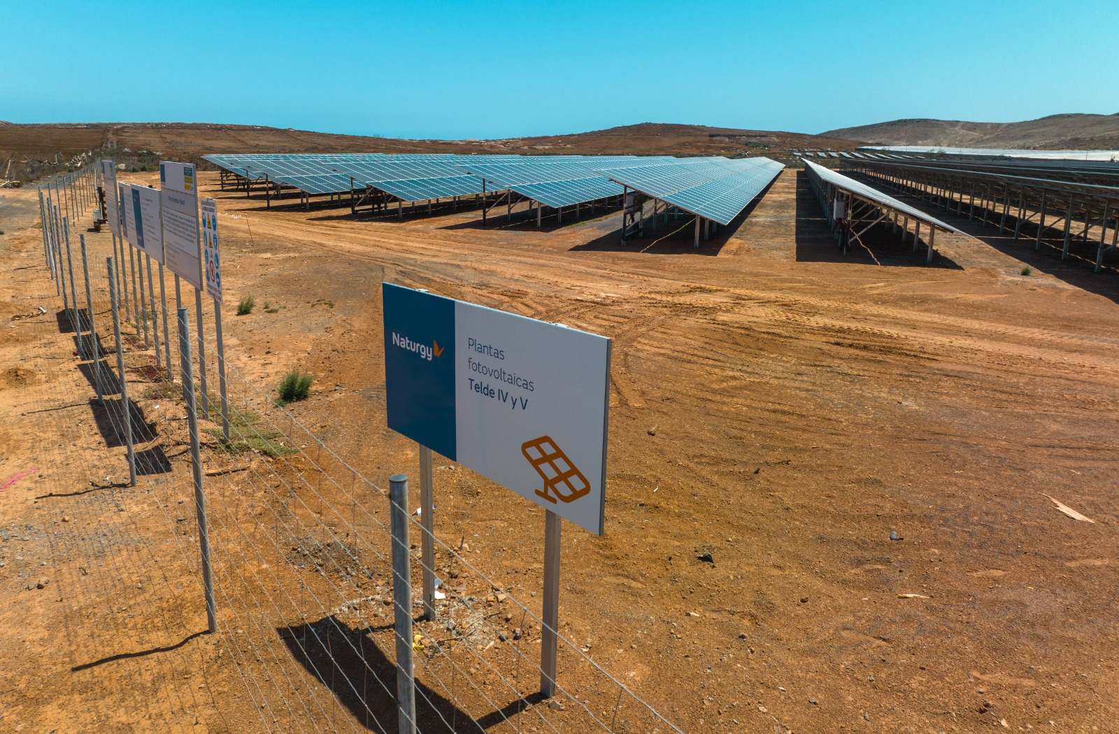 Planta solar de Naturgy en Canarias. NATURGY