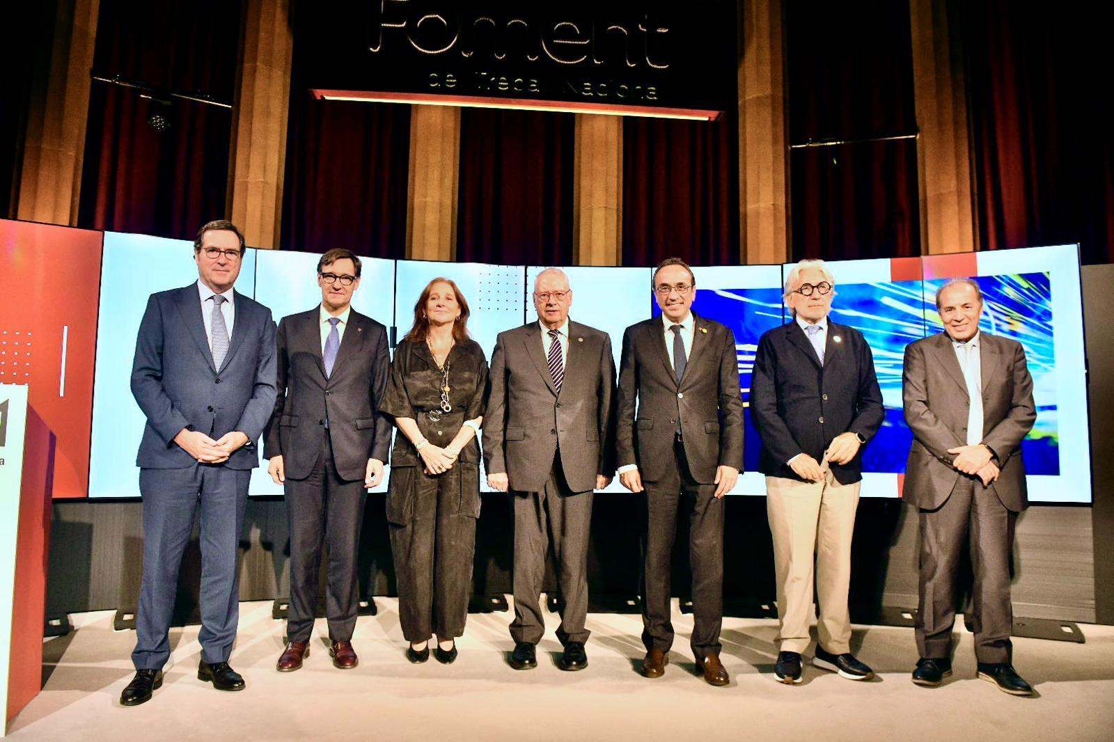Jornada anual de la UPM con la presencia de Salvador Illa y Josep Rull. EE