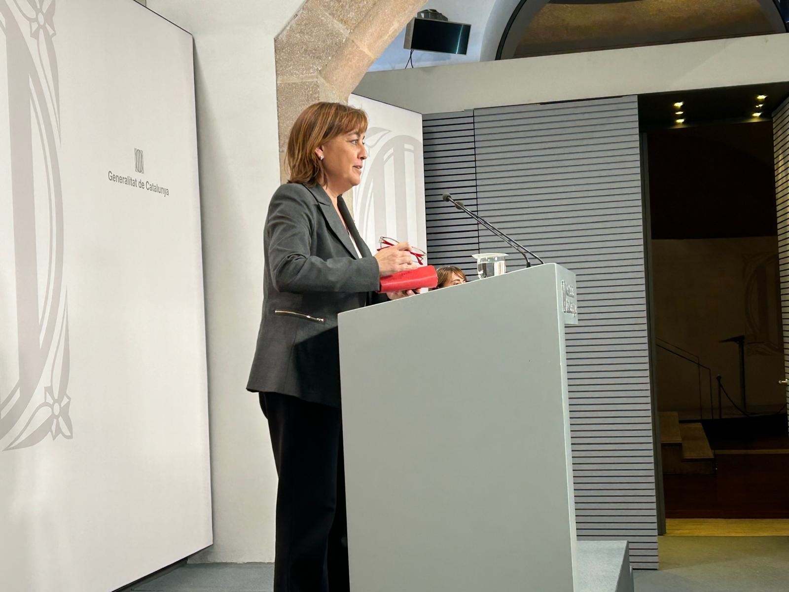 La portavoz del Govern, Sílvia Paneque. EE
