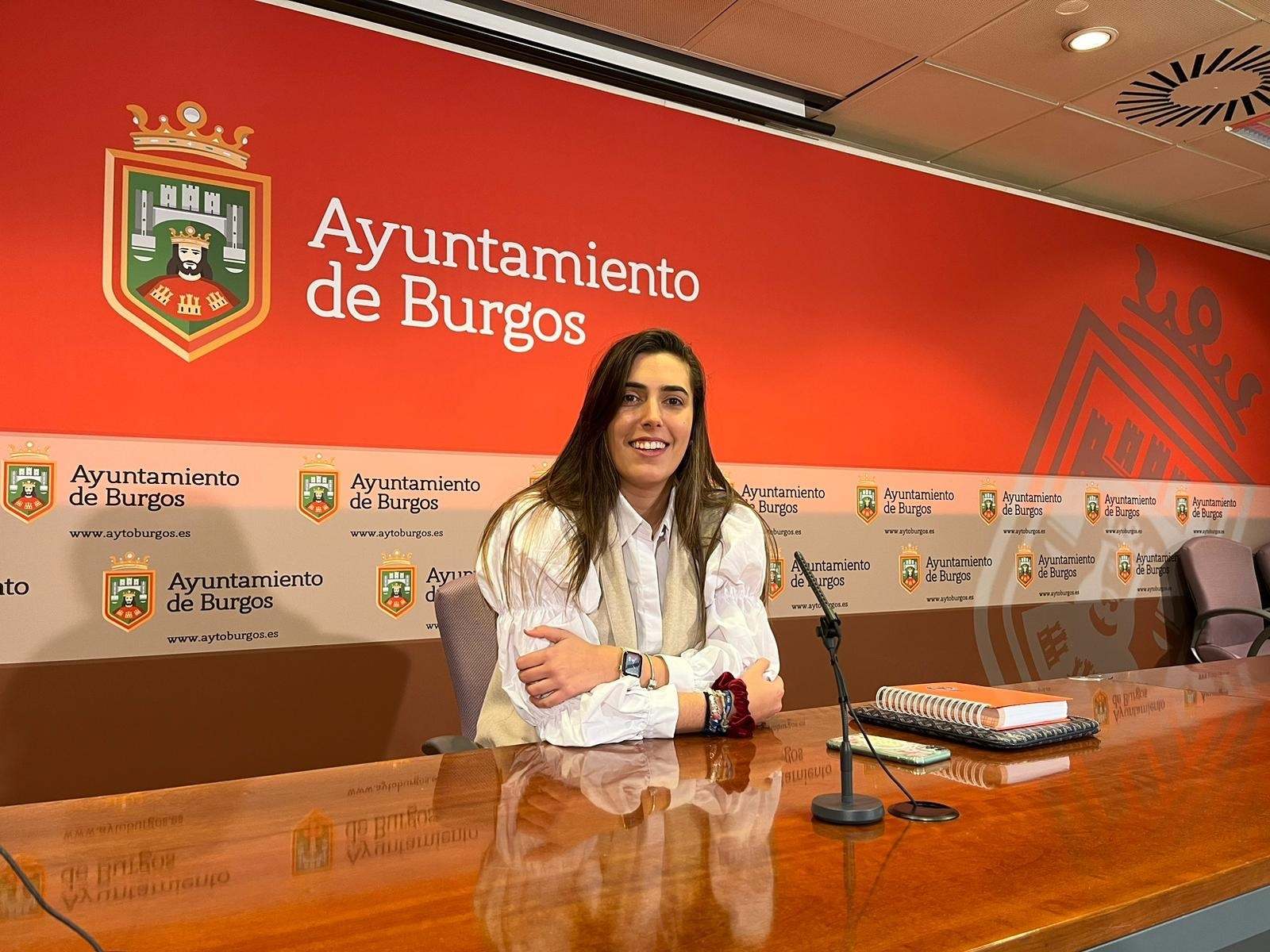 Andrea Ballesteros, portavoz del equipo de Gobierno del Ayuntamiento de Burgos