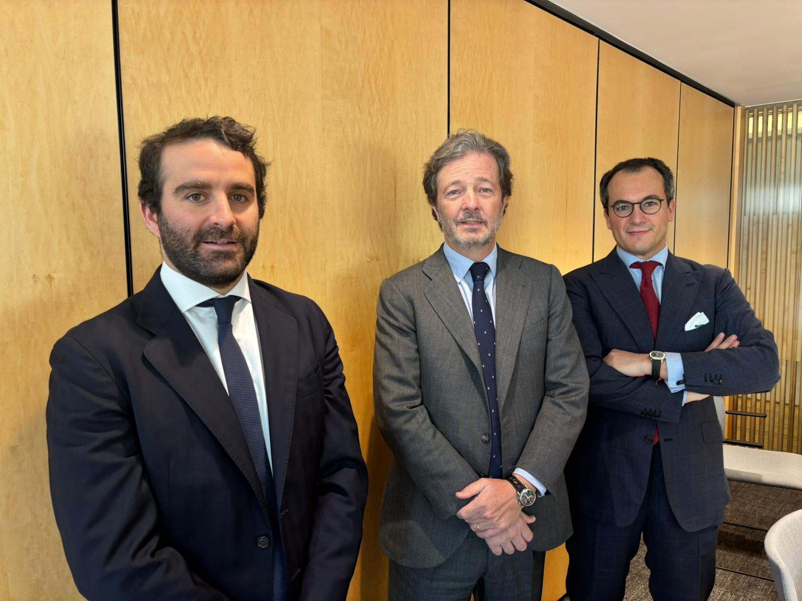 Carlos Esteban, Fernando Olaso y Ramón Hermosilla. EE