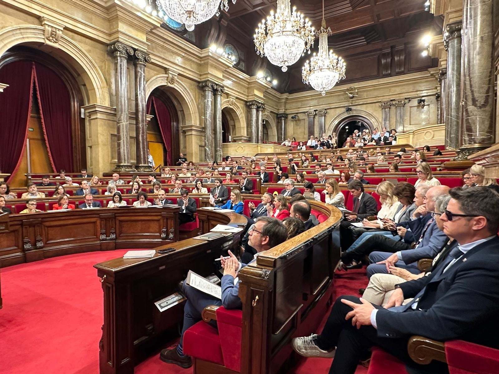 El pleno del Parlament. EP