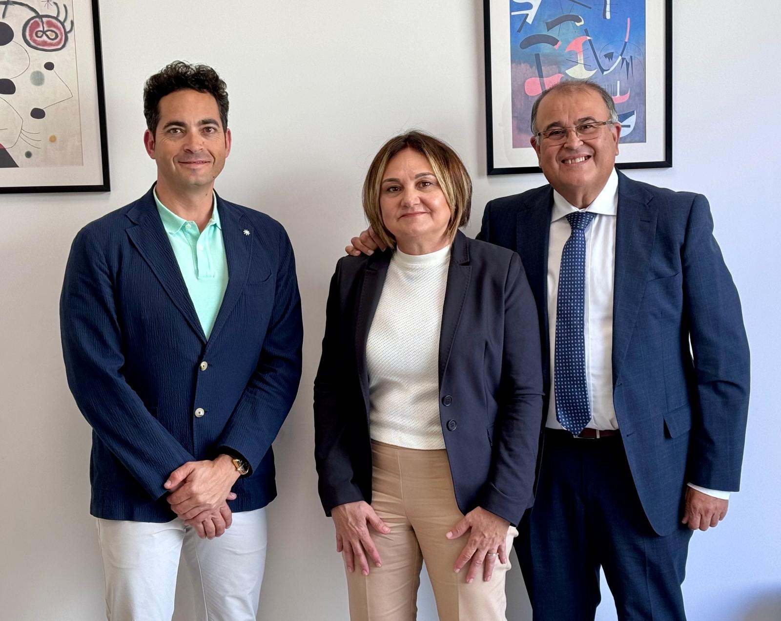Juan David Ruiz junto a Juan Belchí, en Alhama de Murcia.