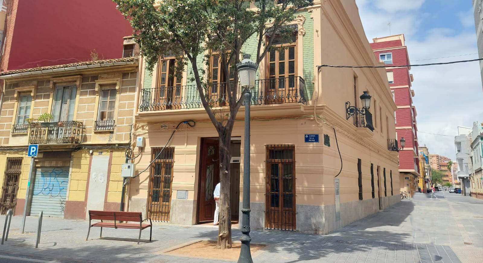 Viviendas en el barrio de El Cabanyal.