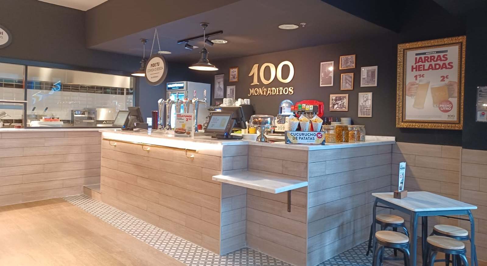 Local de 100 Montaditos en Canarias.