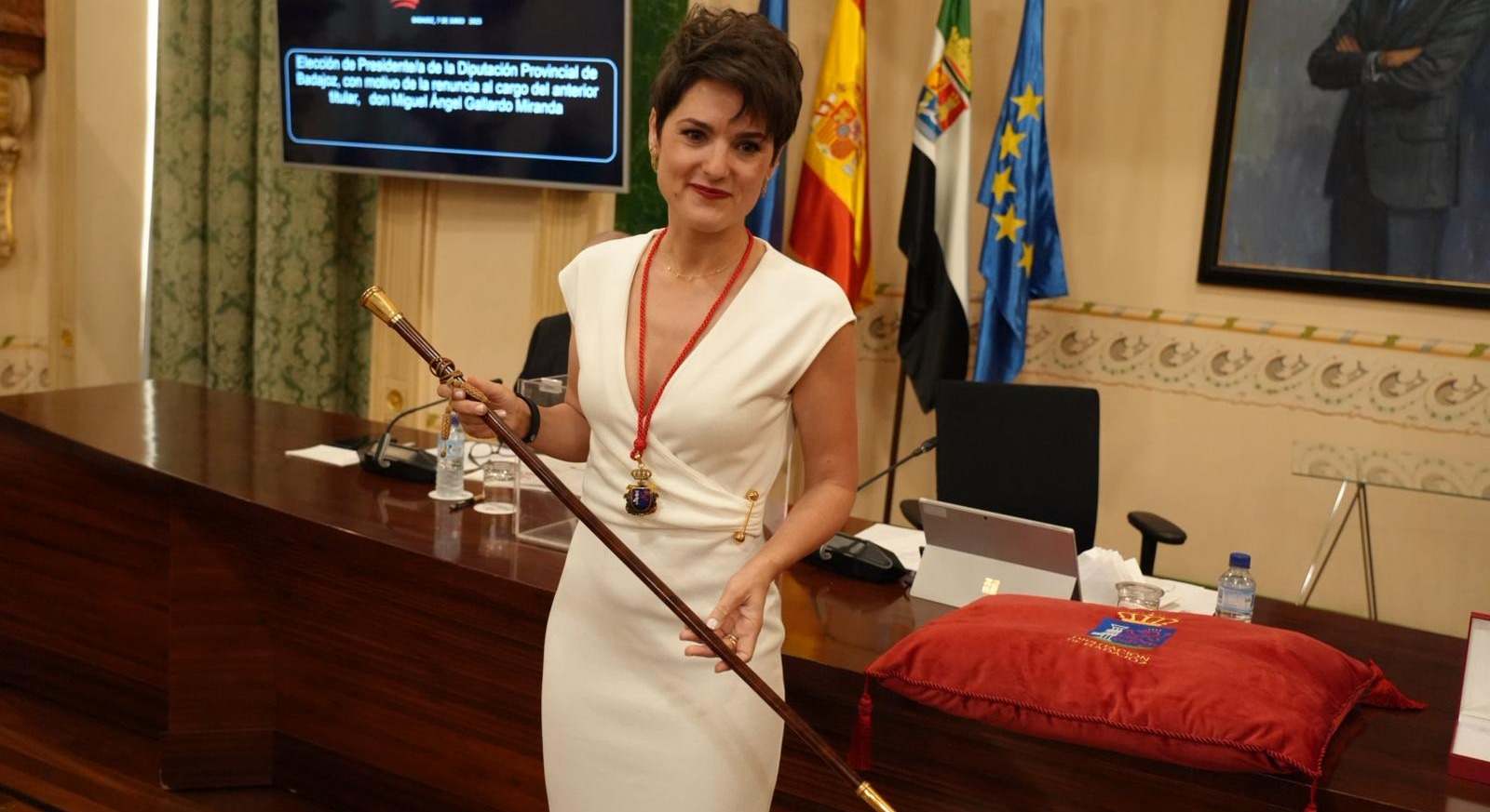 Raquel del Puerto, nueva presidenta de la Diputación de Badajoz