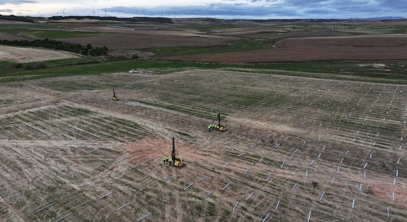 Parque fotovoltaico en Navarra.