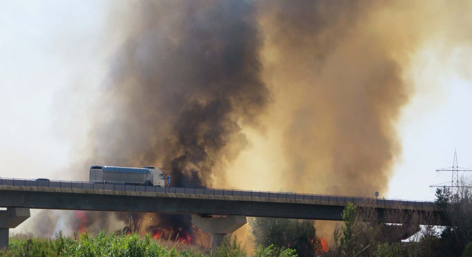 Incendio en Almassora.