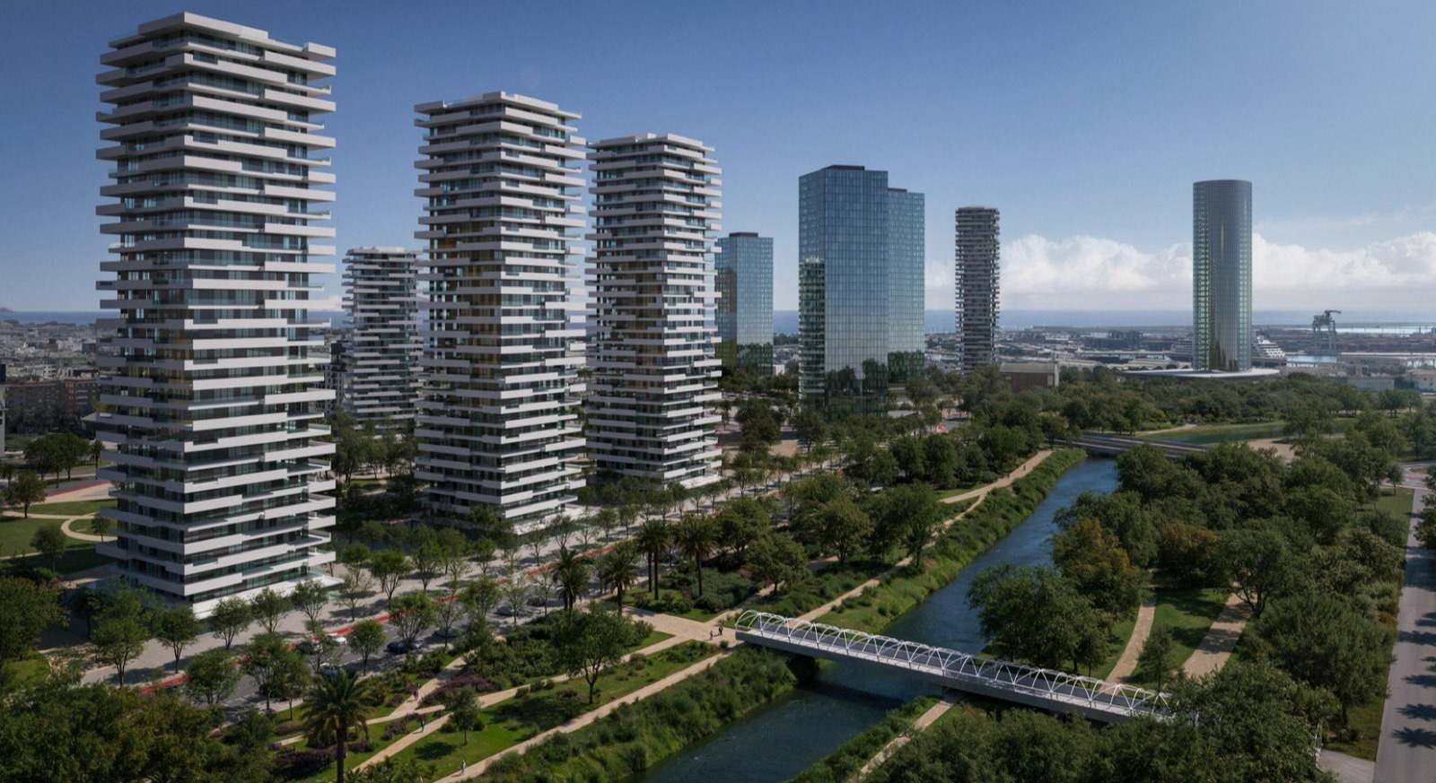 Recreación del proyecto del PAI del Grao en Valencia.