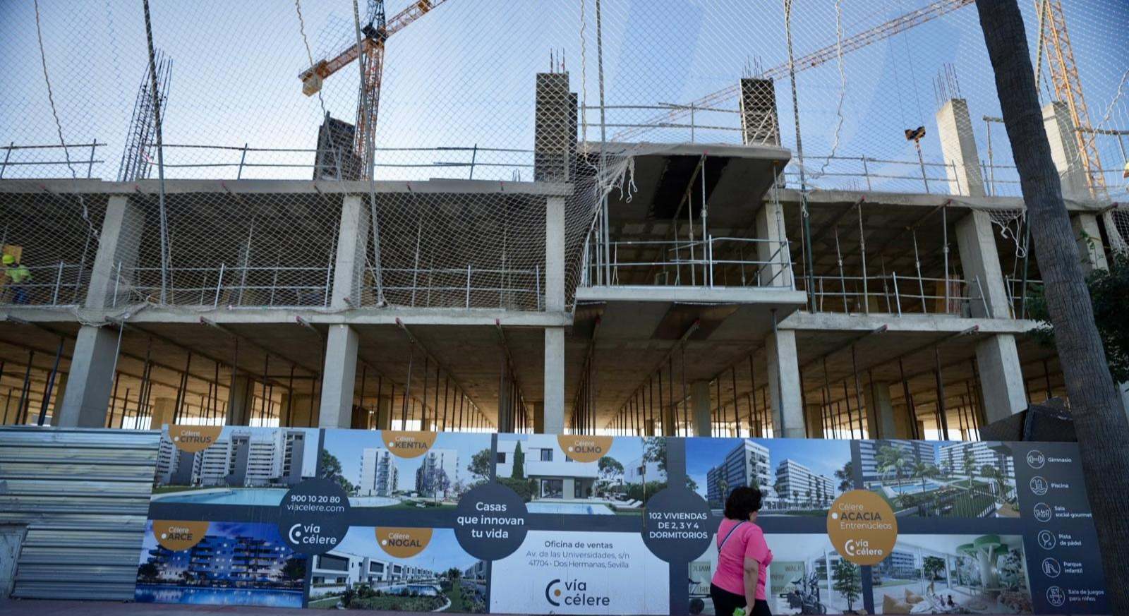 Viviendas en construcción en Entrenúcleos, Dos Hermanas. Fernando Ruso
