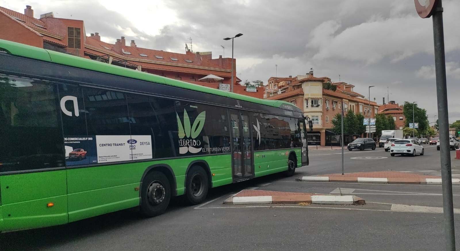 Autobús en Alcalá de Henares.