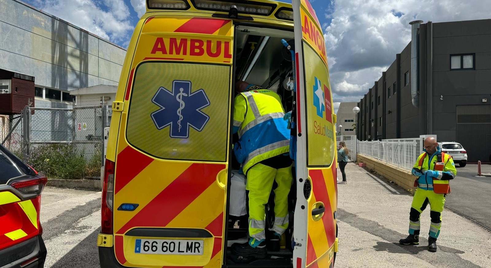 Imagen de una ambulancia.