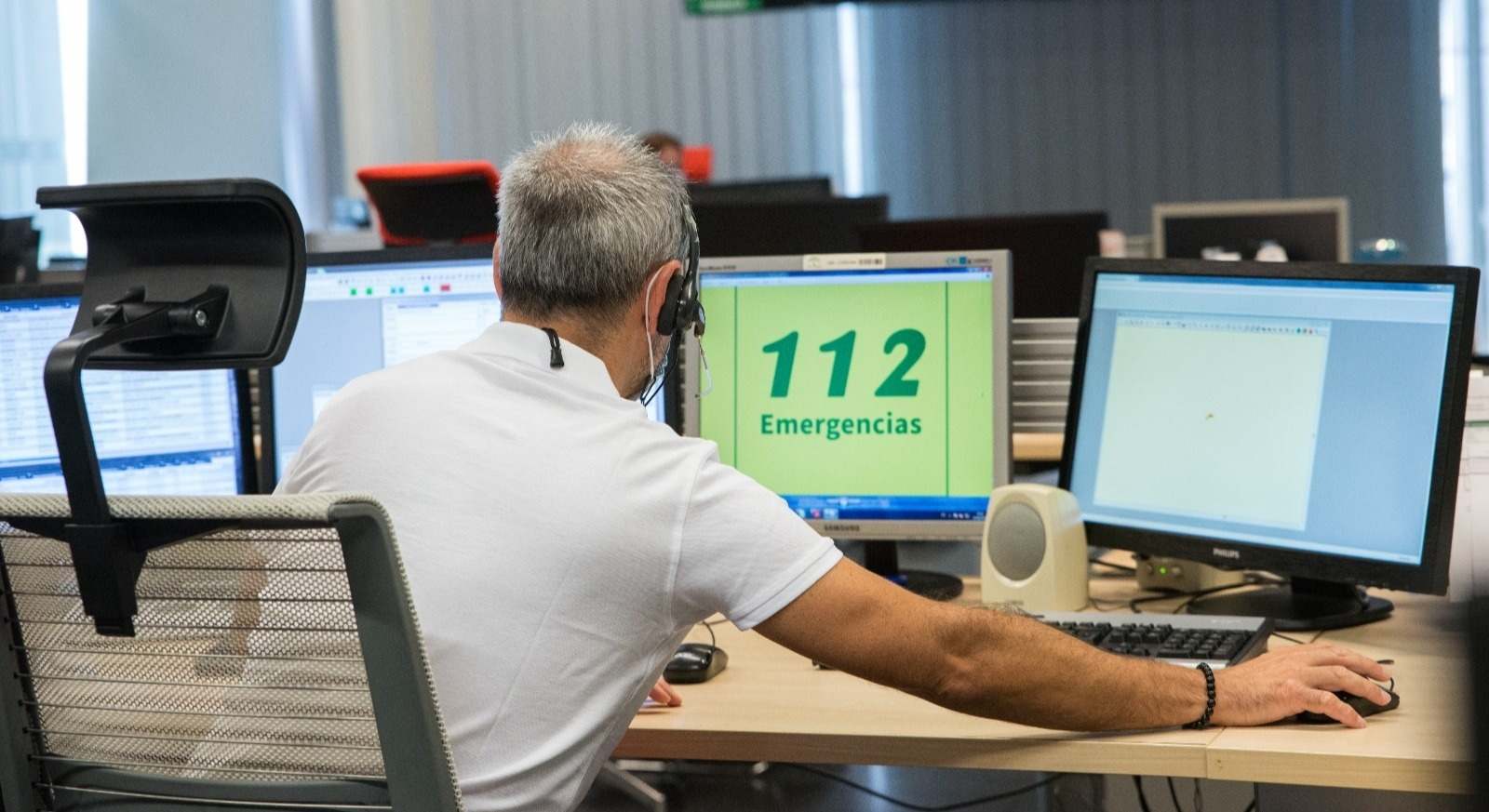 Imagen de recurso de un efectivo del 112 de Andalucía.
