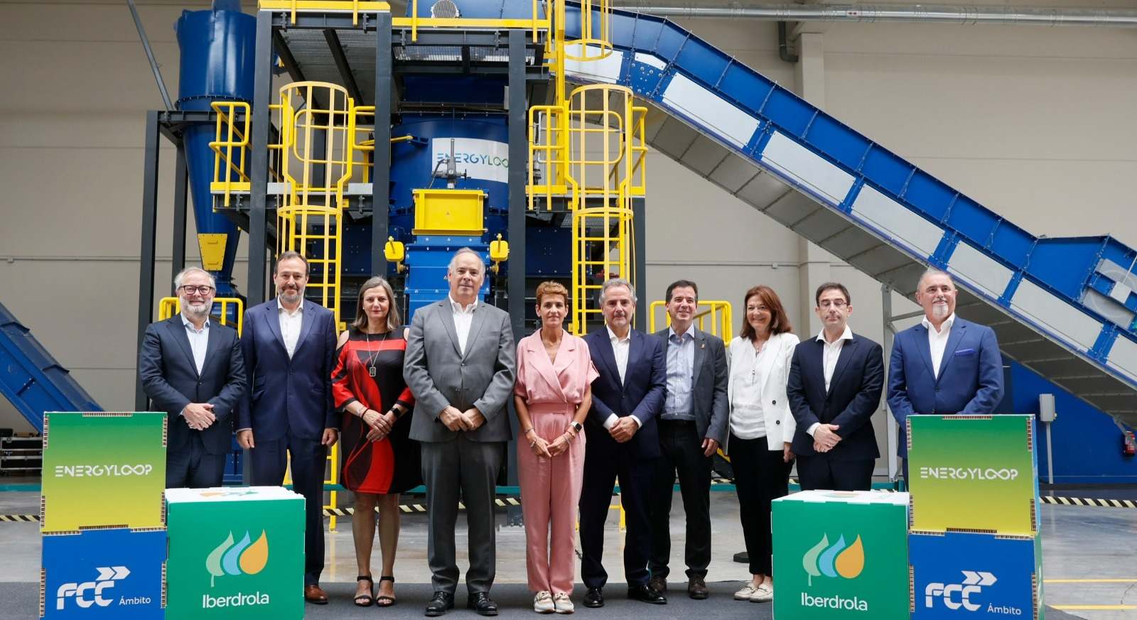 Inauguración de la planta de Energyloop en Cortes, Navarra.