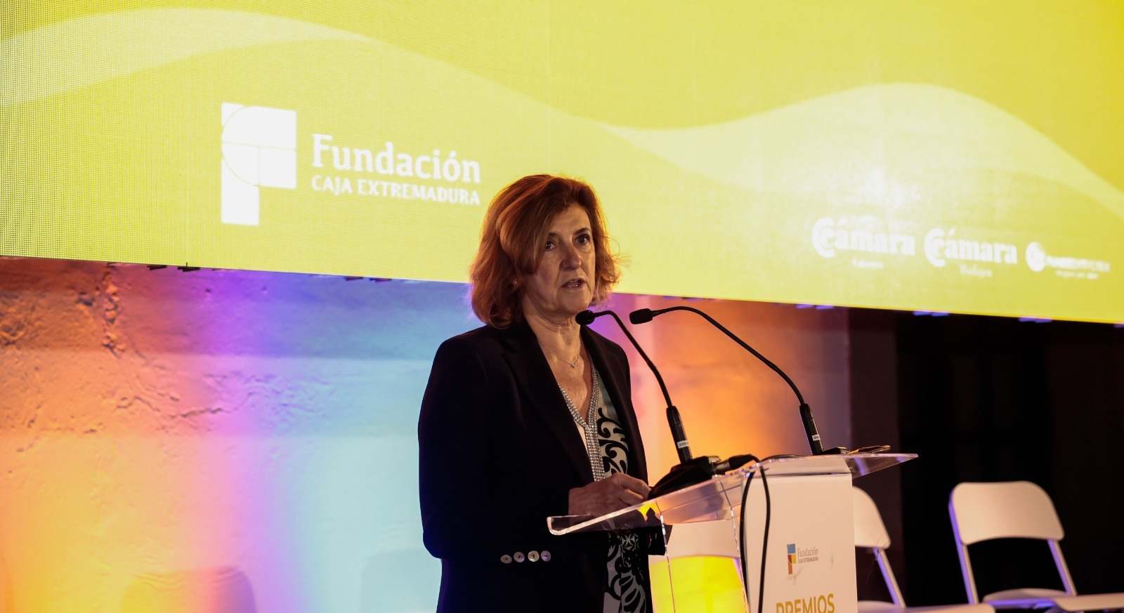 Pilar García Ceballos-Zúñiga, presidenta de la Fundación Caja Extremadura