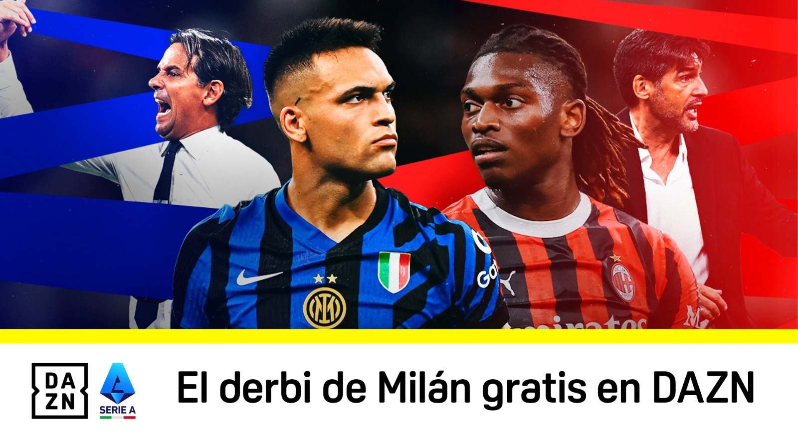 El derbi de Milán gratis en Dazn