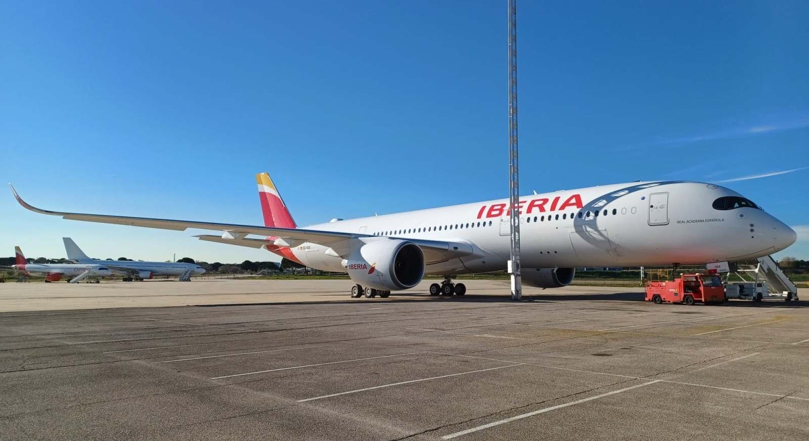 Un Airbus A350 de Iberia.
