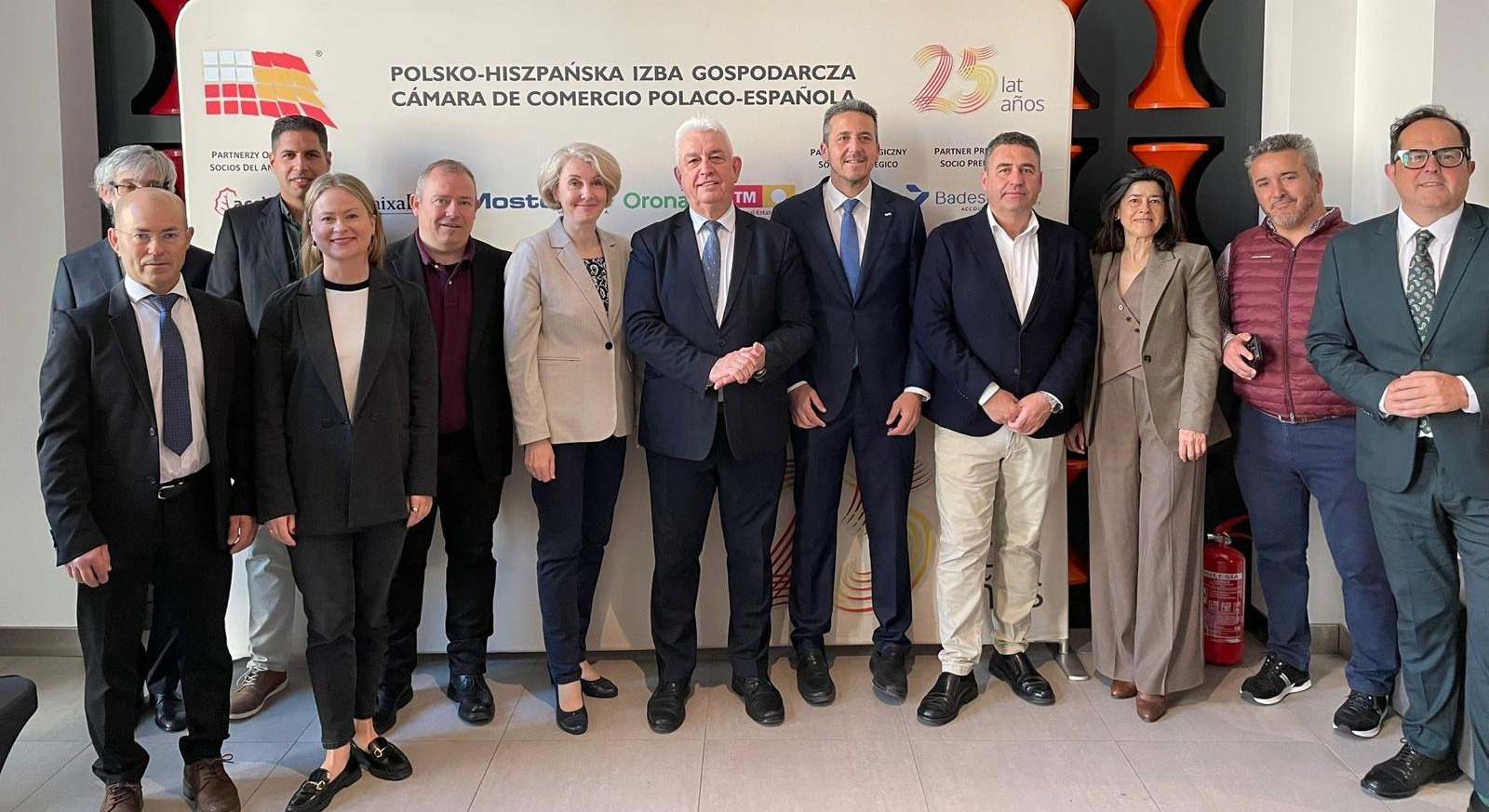 Delegación extremeña en Polonia