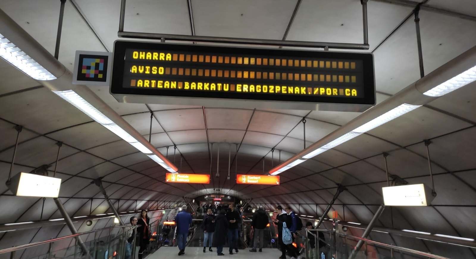 Metro Bilbao. Foto: EP.