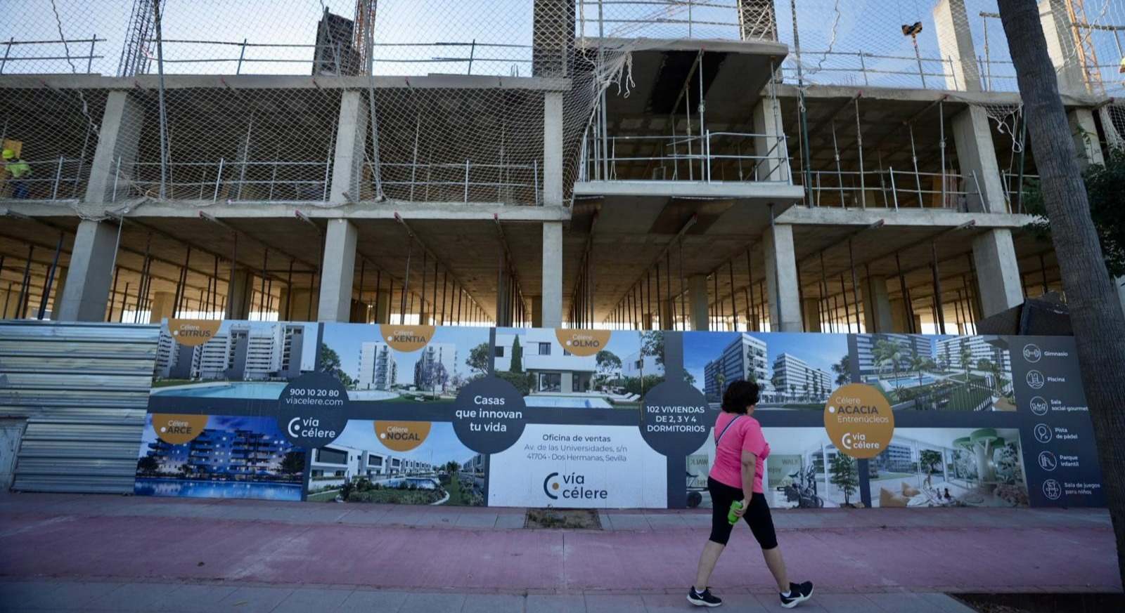 Obras en el área metropolitana de Sevilla.