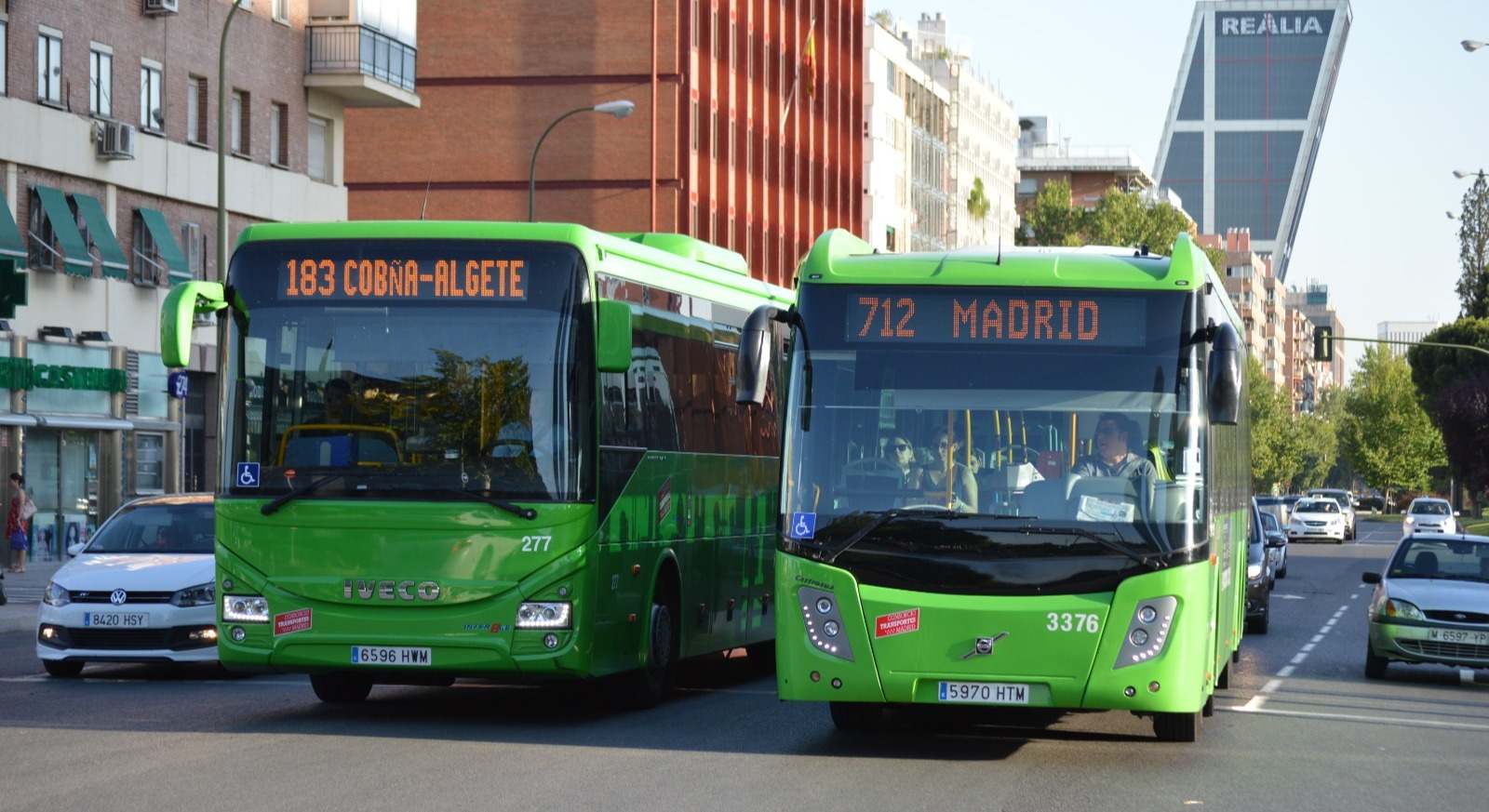 Autobuses interurbanos en Madrid. / Foto: Sergio de Frutos
