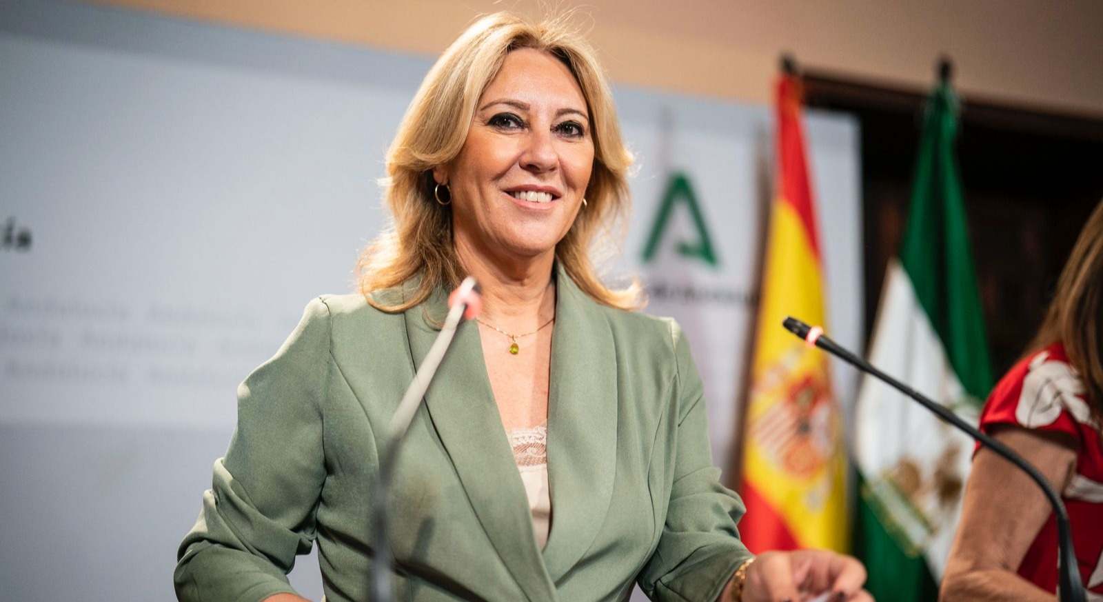 Carolina España, portavoz del Gobierno andaluz y consejera de Economía y Hacienda.