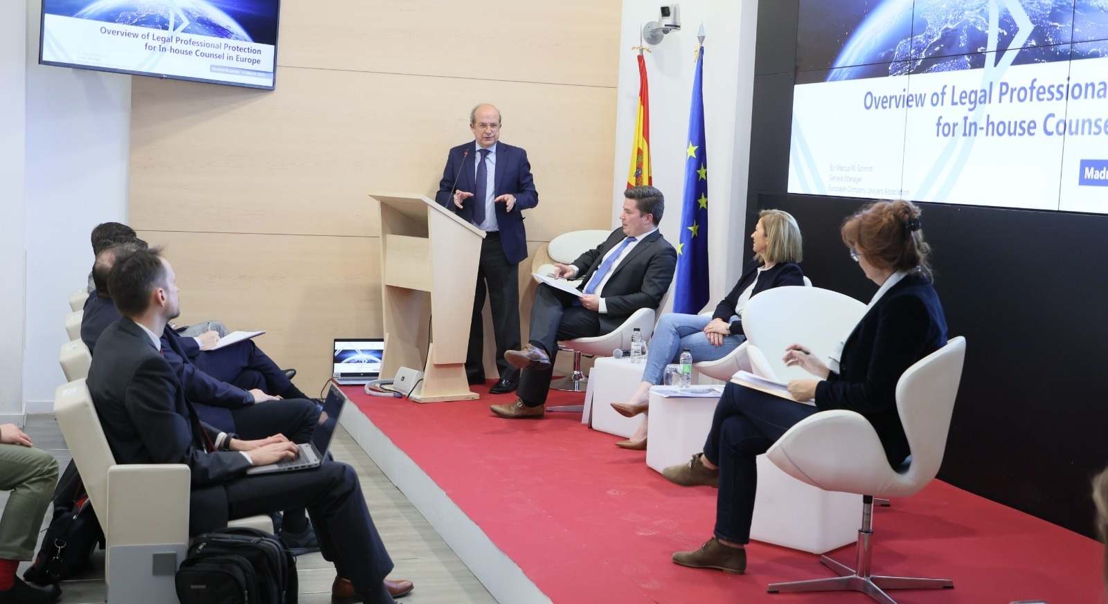 Vista de la jornada celebrada en el ICAM sobre el secreto profesional de la abogacía