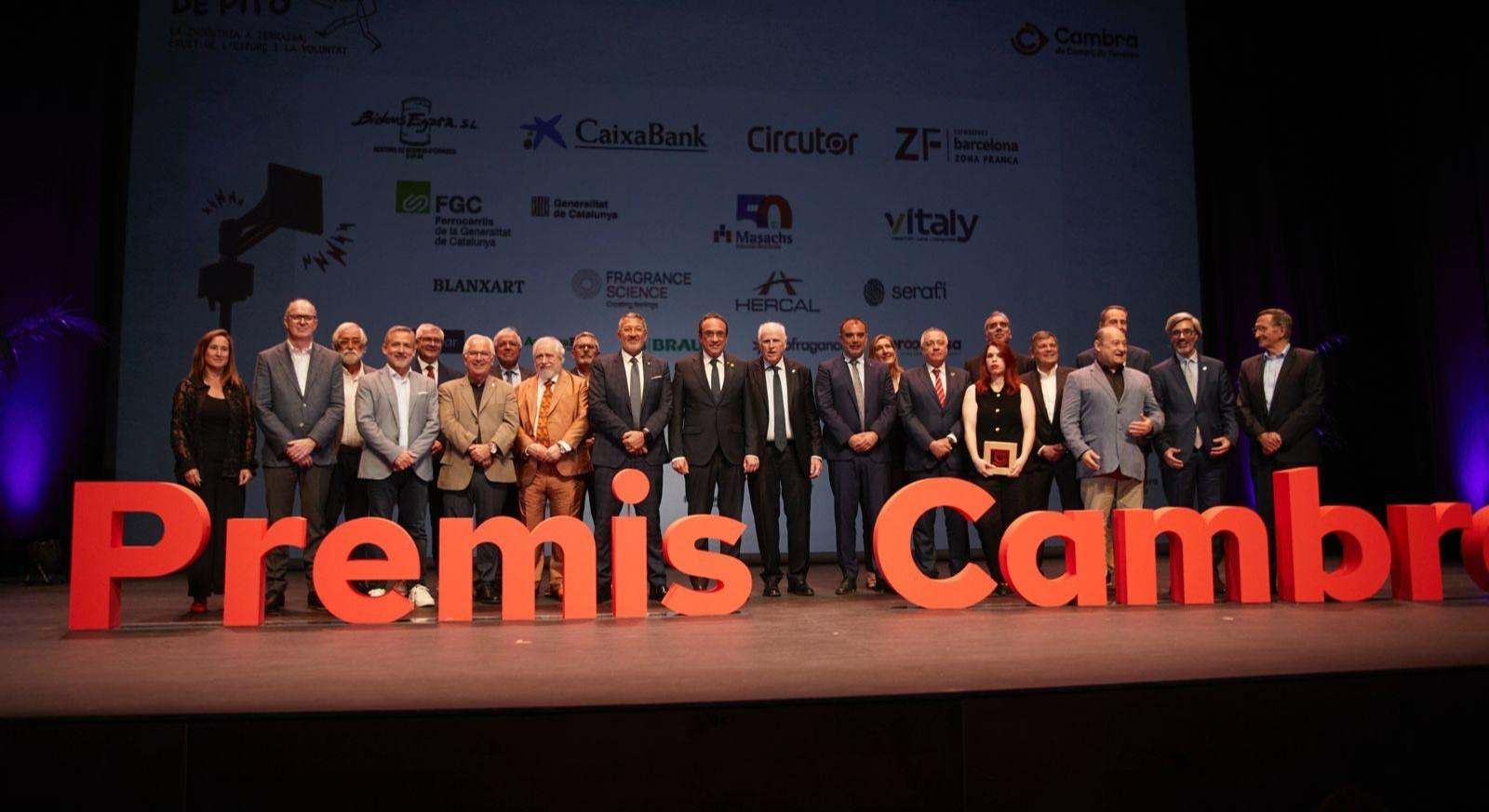 Entrega de los premios de la Cámara de Comercio de Terrassa de 2025. CEDIDA