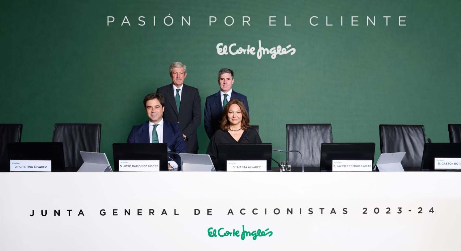 El equipo directivo de El Corte Inglés