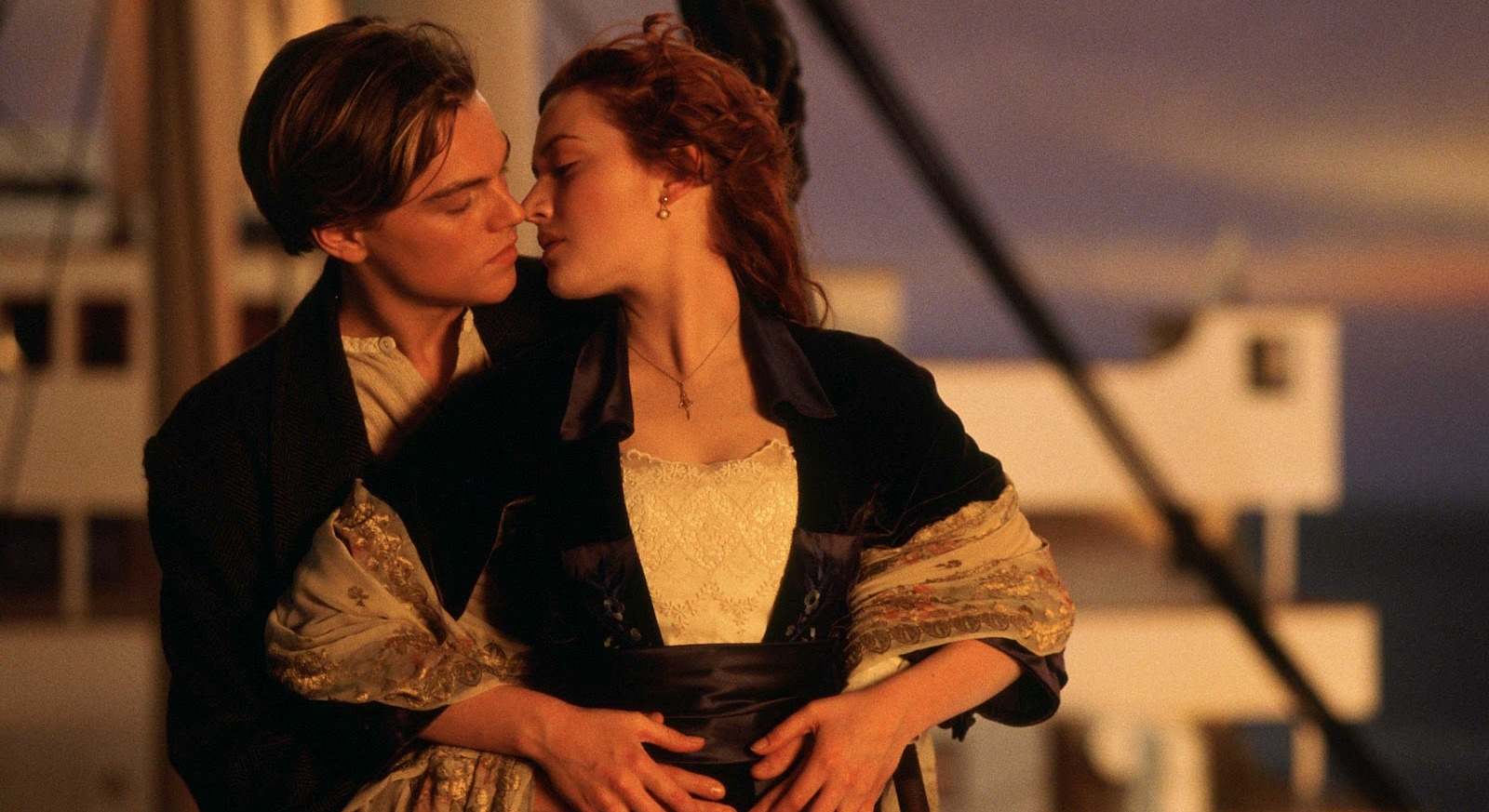 Jack y Rose en Titanic