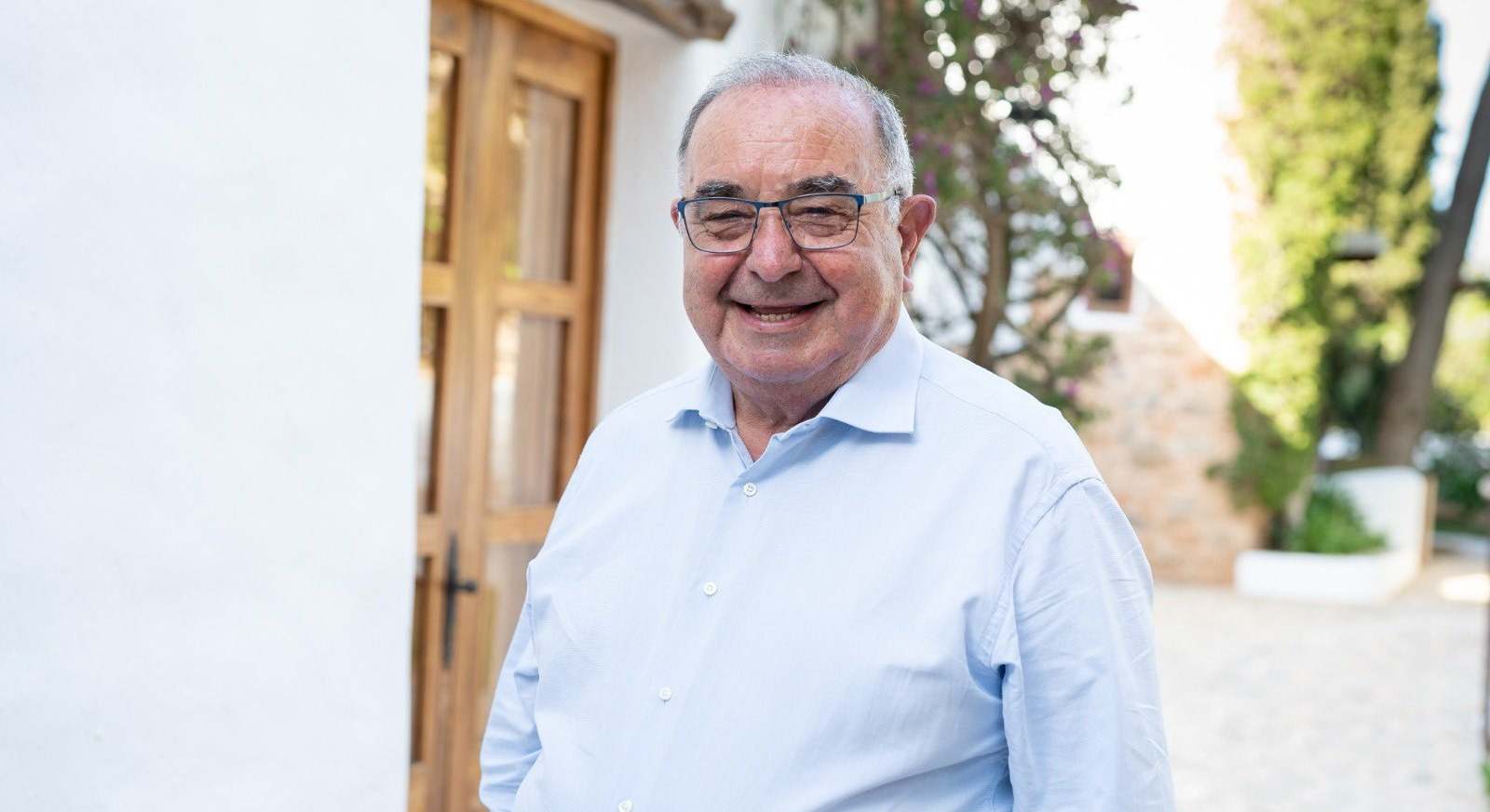 Pere Palau, en una fotografía de archivo. Foto facilitada por el actual presidente del Consell de Ibiza, Vicente Marí.