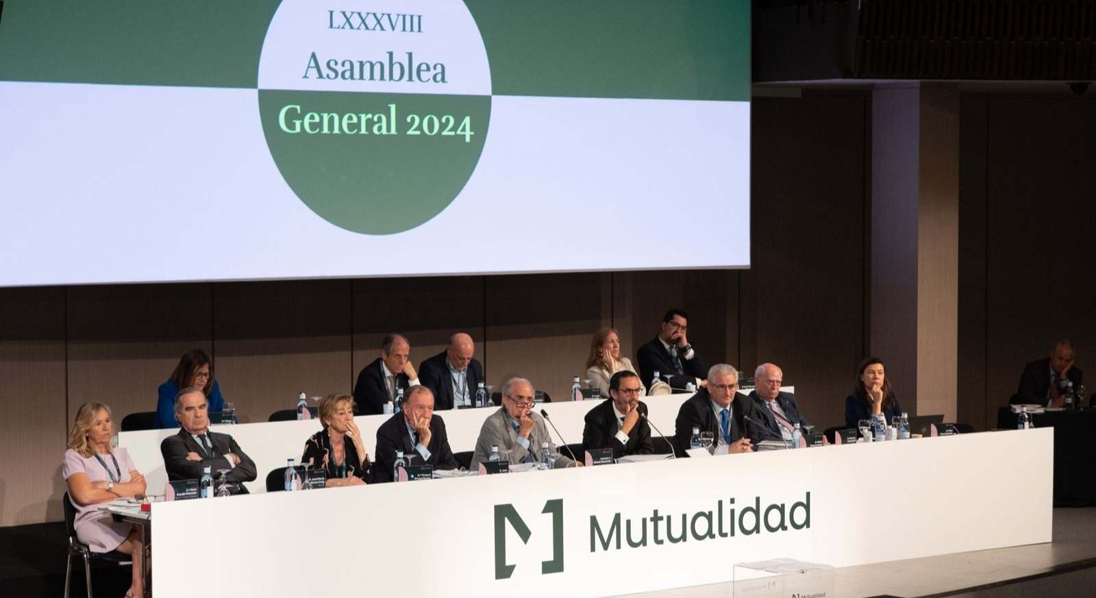 Vista de la celebración de la asamblea de la Mutualidad de la Abogacía celebrada el 29 de junio
