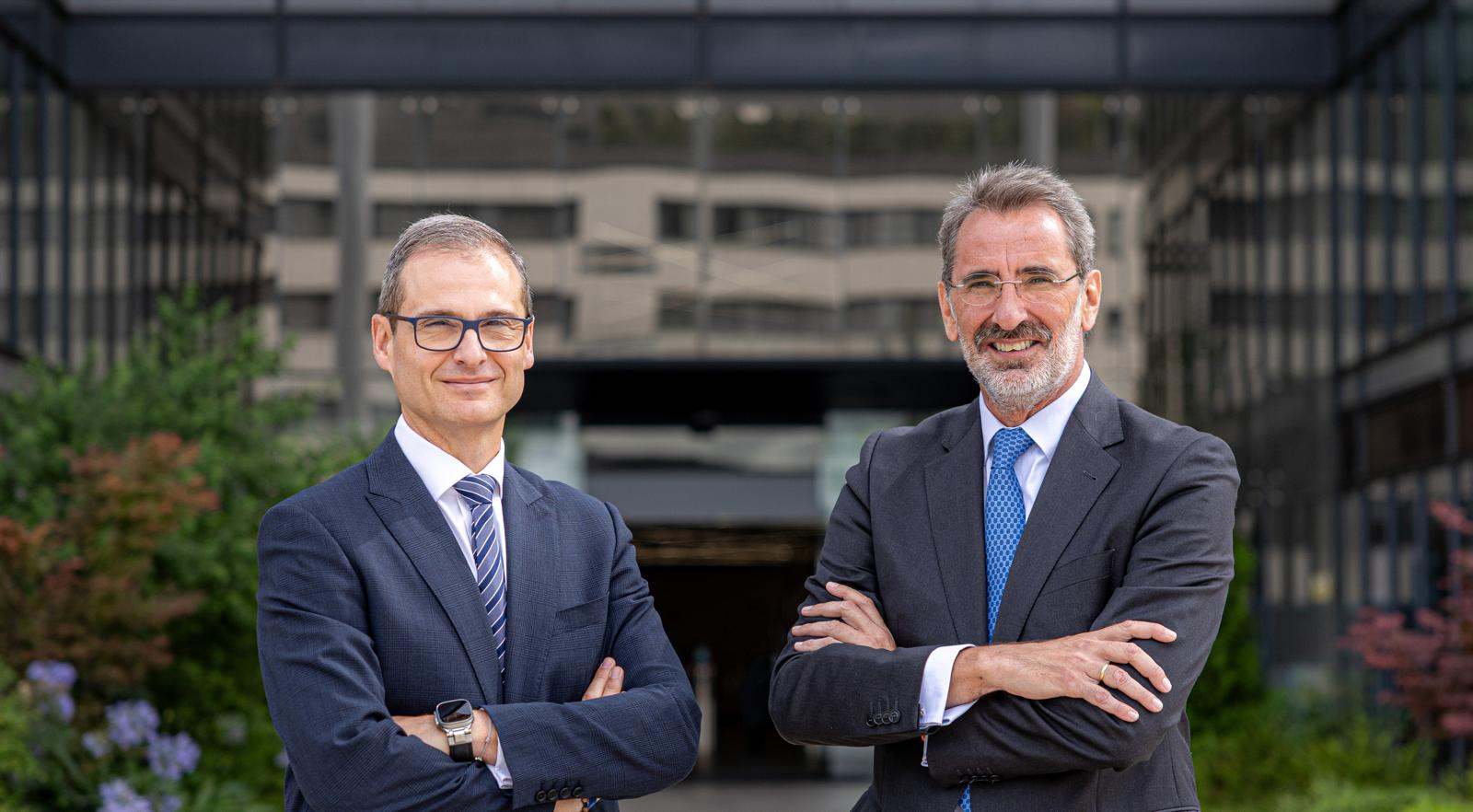 Fidel López Soria, ceo de Redexis, junto a Juan Lasala, nuevo presidente no ejecutivo