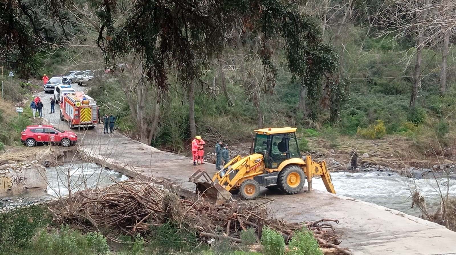 Tareas de búsqueda del motorista cayó al río Genal