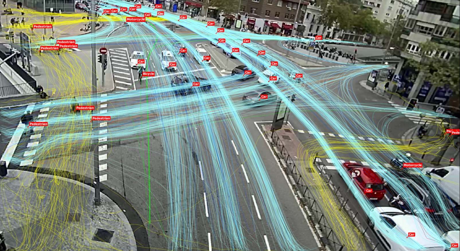 Cámara gestionada con inteligencia artificial en Avenida de América